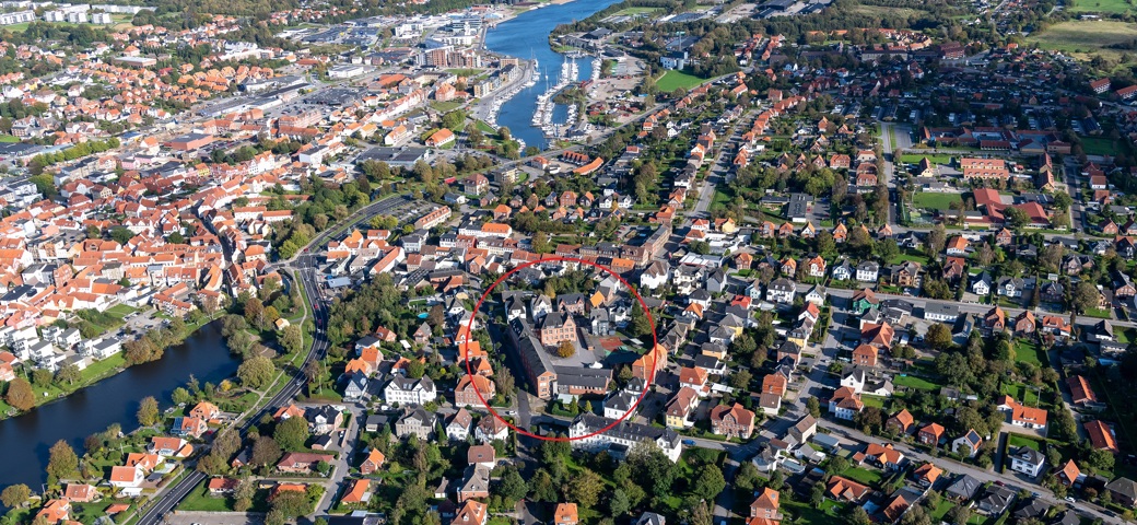 Luftfoto af Haderslev By